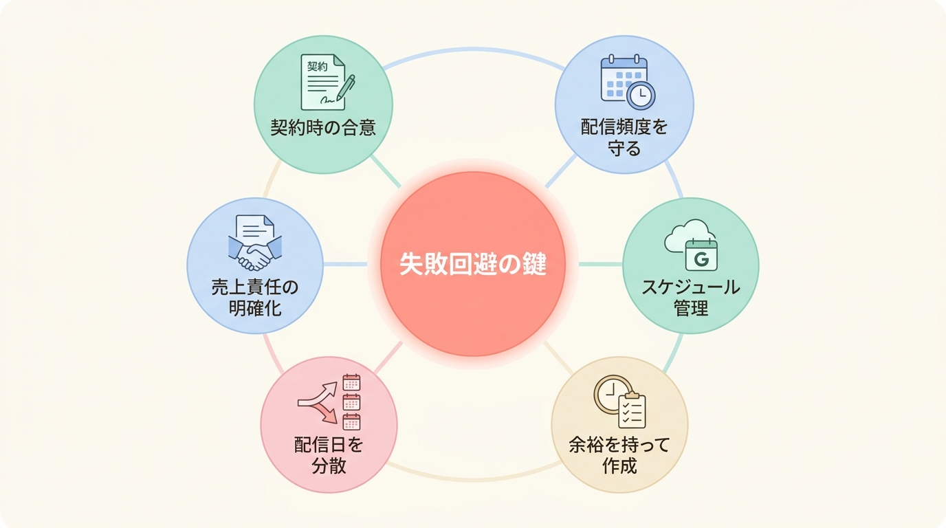 LINE運用代行で失敗しないための3つの注意点
