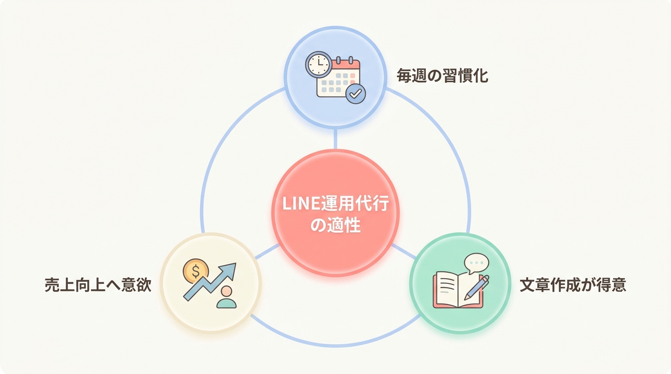 あなたがLINE運用代行に向いているかの自己診断