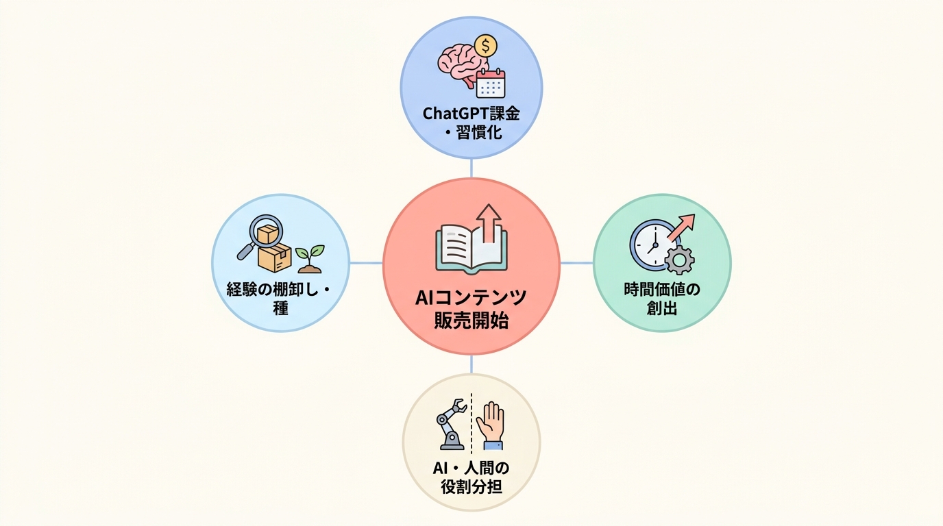 AIを使ったコンテンツ販売の具体的な始め方【7ステップ】