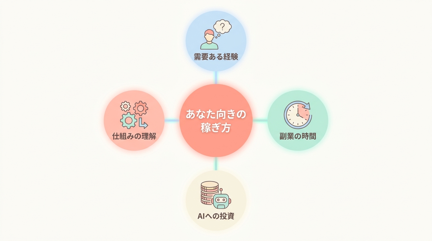 自分に合った「稼げる型」を見極める5つの質問