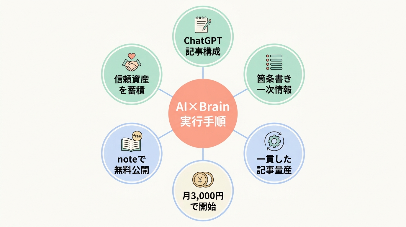 AIを使った具体手法｜ChatGPTで記事生成→noteで公開→Xで拡散