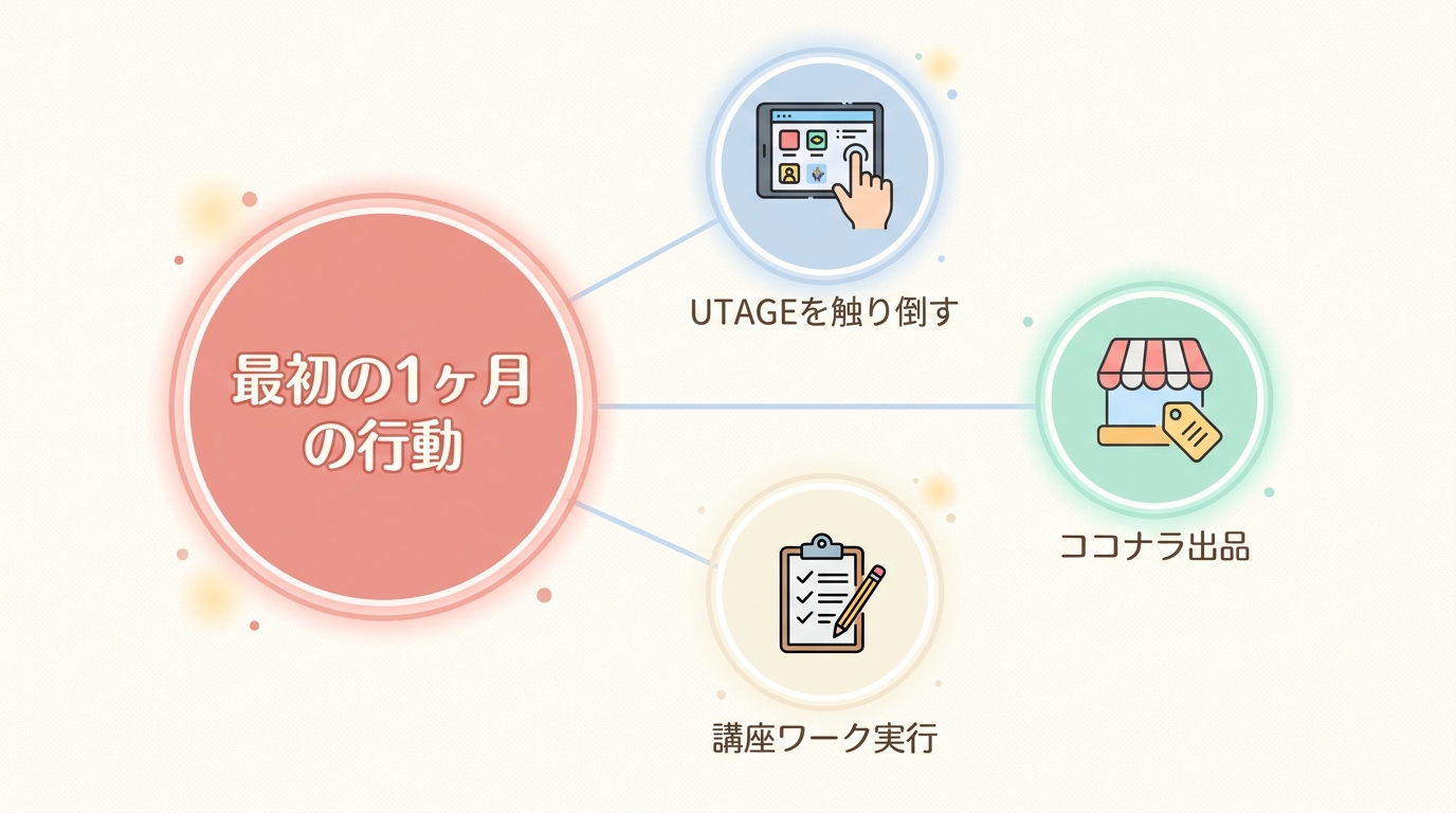 直樹さんが最初の1ヶ月でやった3つの行動