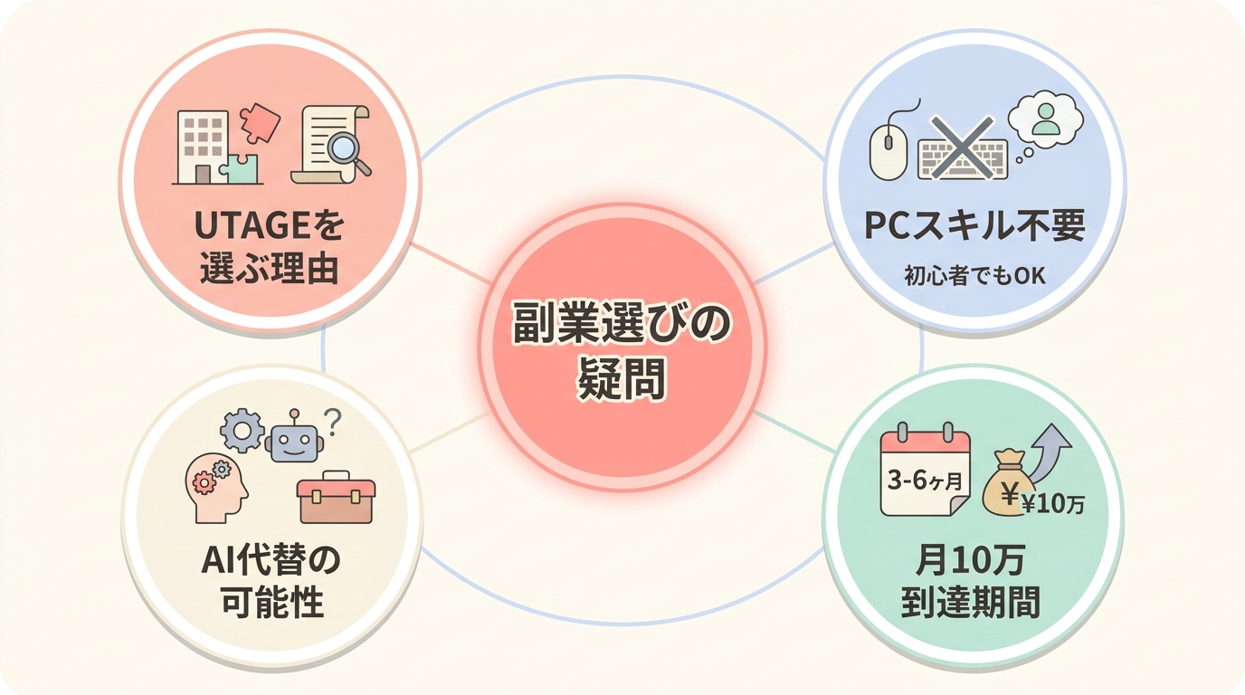 副業選びでよくある質問