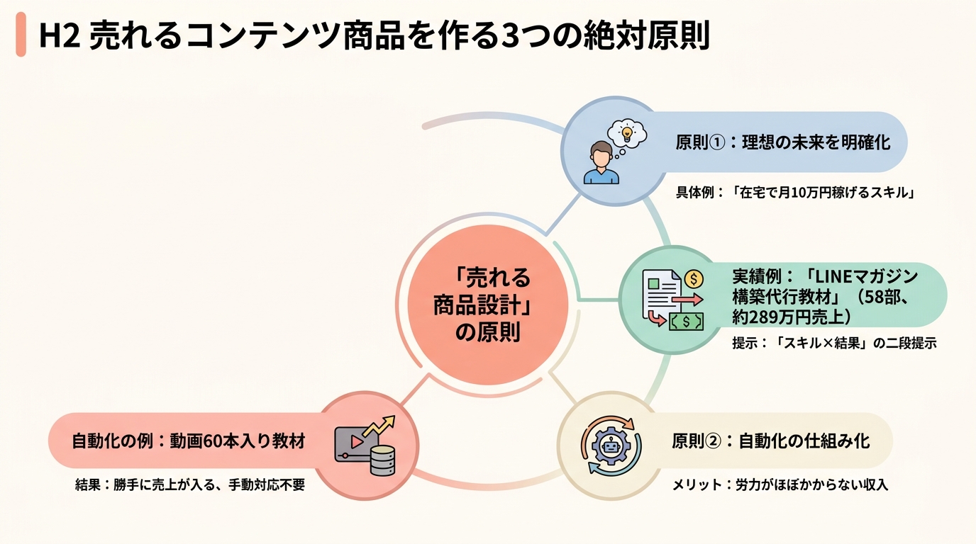 売れるコンテンツ商品を作る3つの絶対原則
