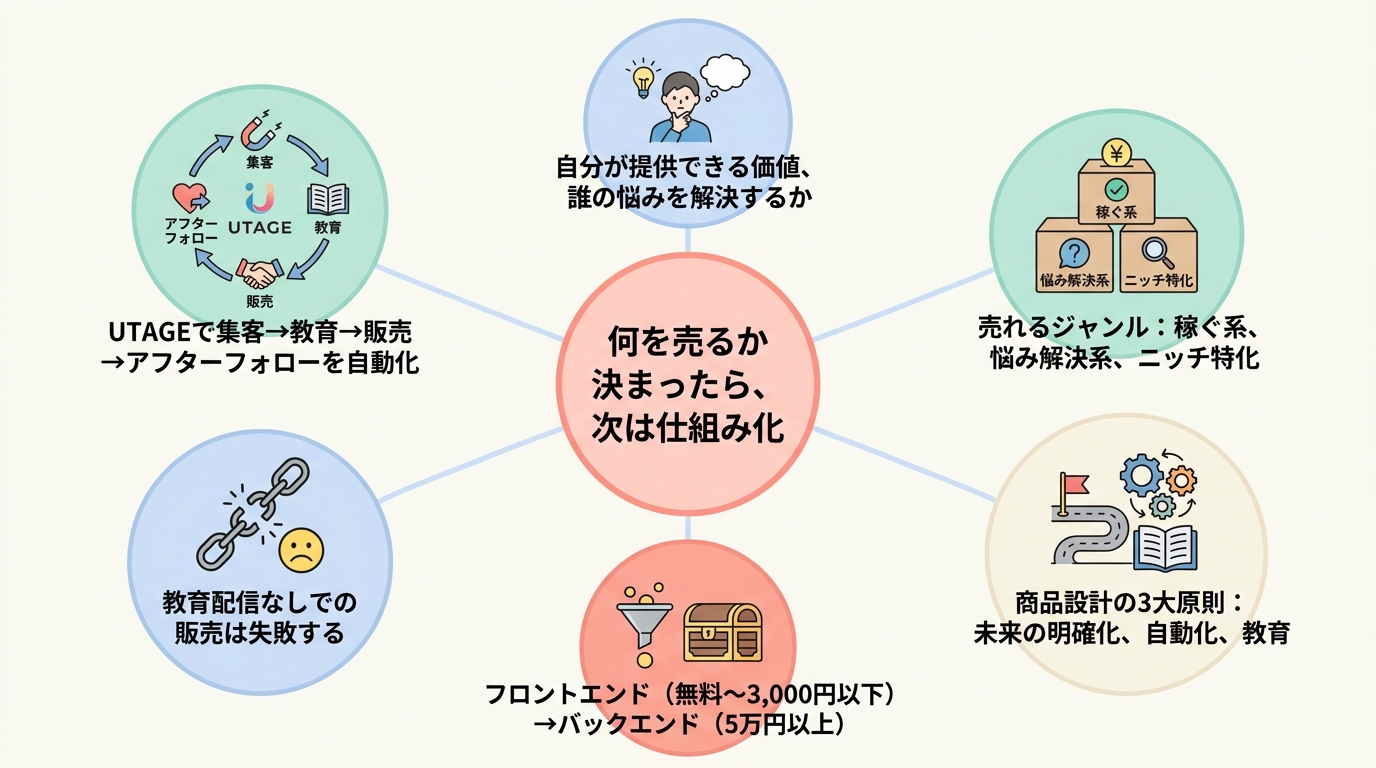 まとめ：何を売るかが決まったら、次は仕組み化