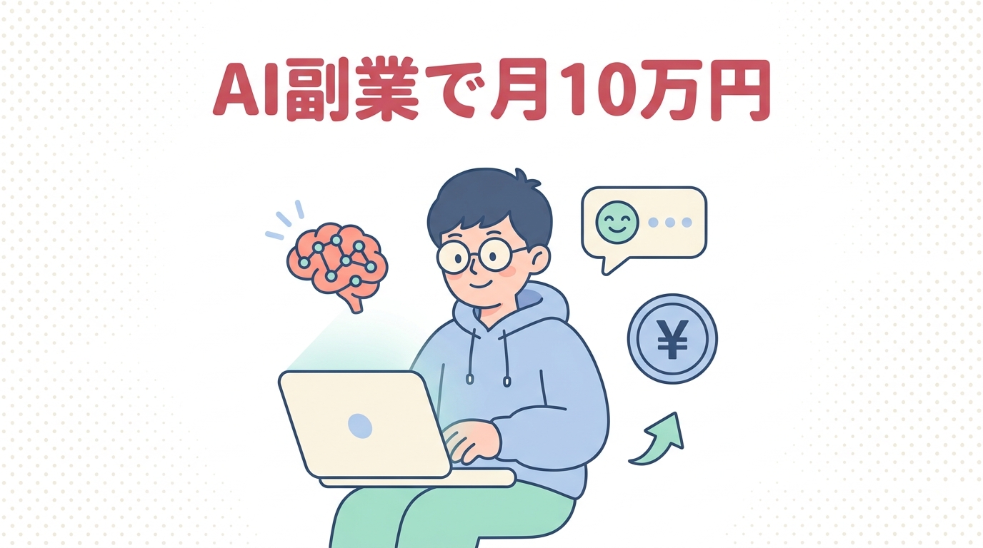 AI副業で月10万円
