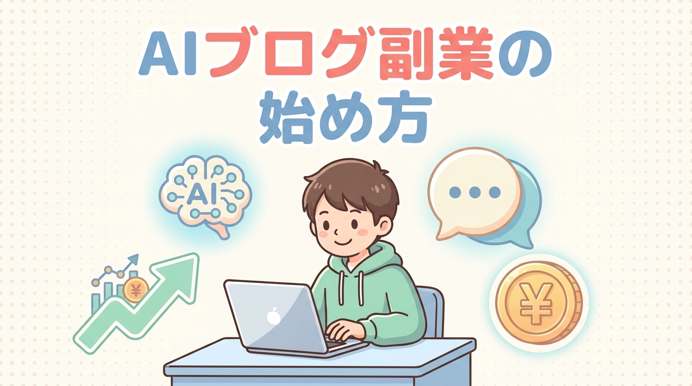 AIブログ副業の始め方