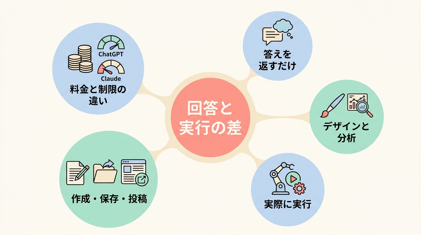 ChatGPTとClaudeの本質的な違い