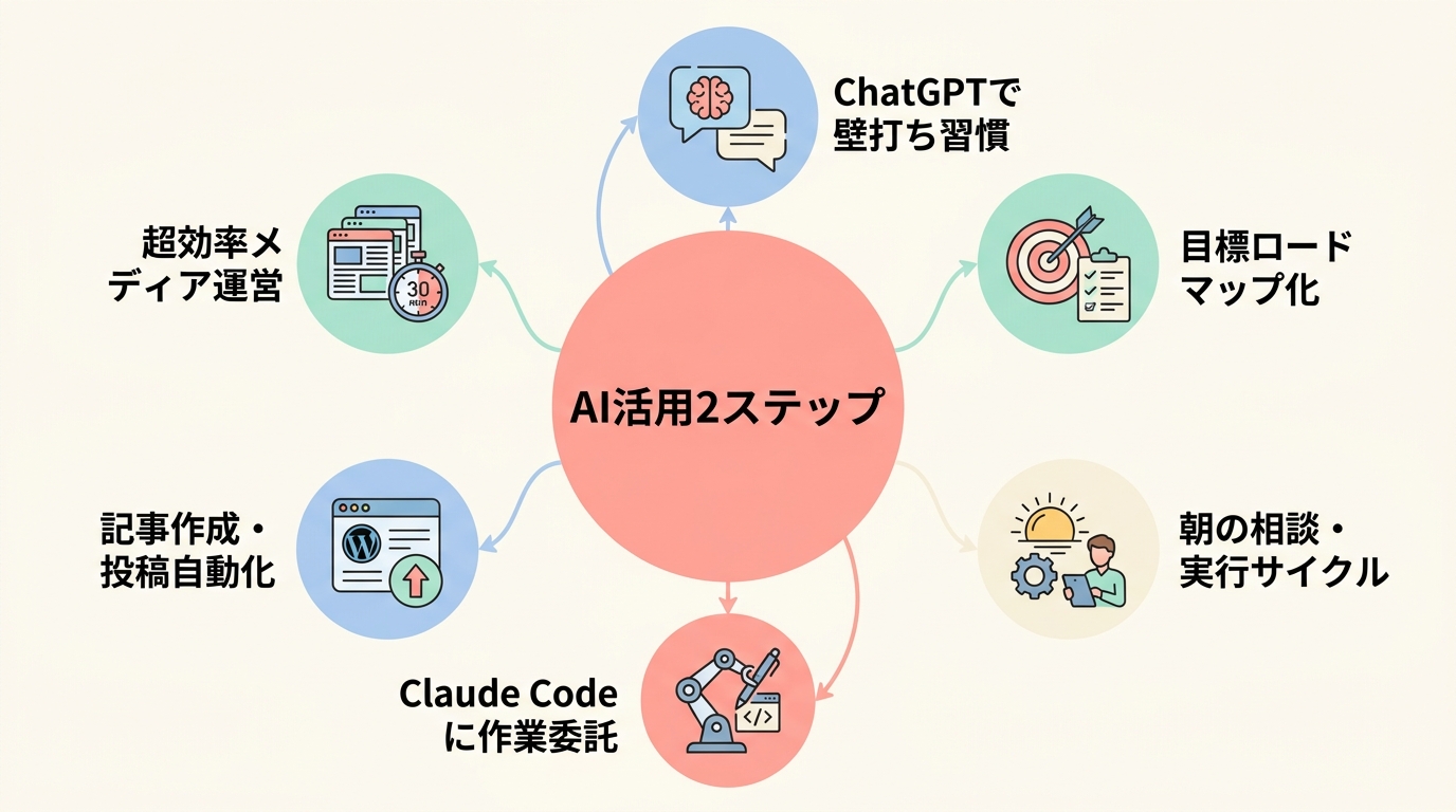 AIの使い方を学ぶ2段階