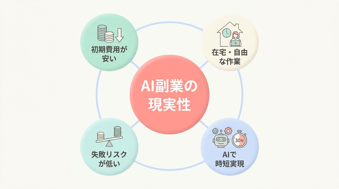なぜAIブログ副業が0→1層に現実的なのか