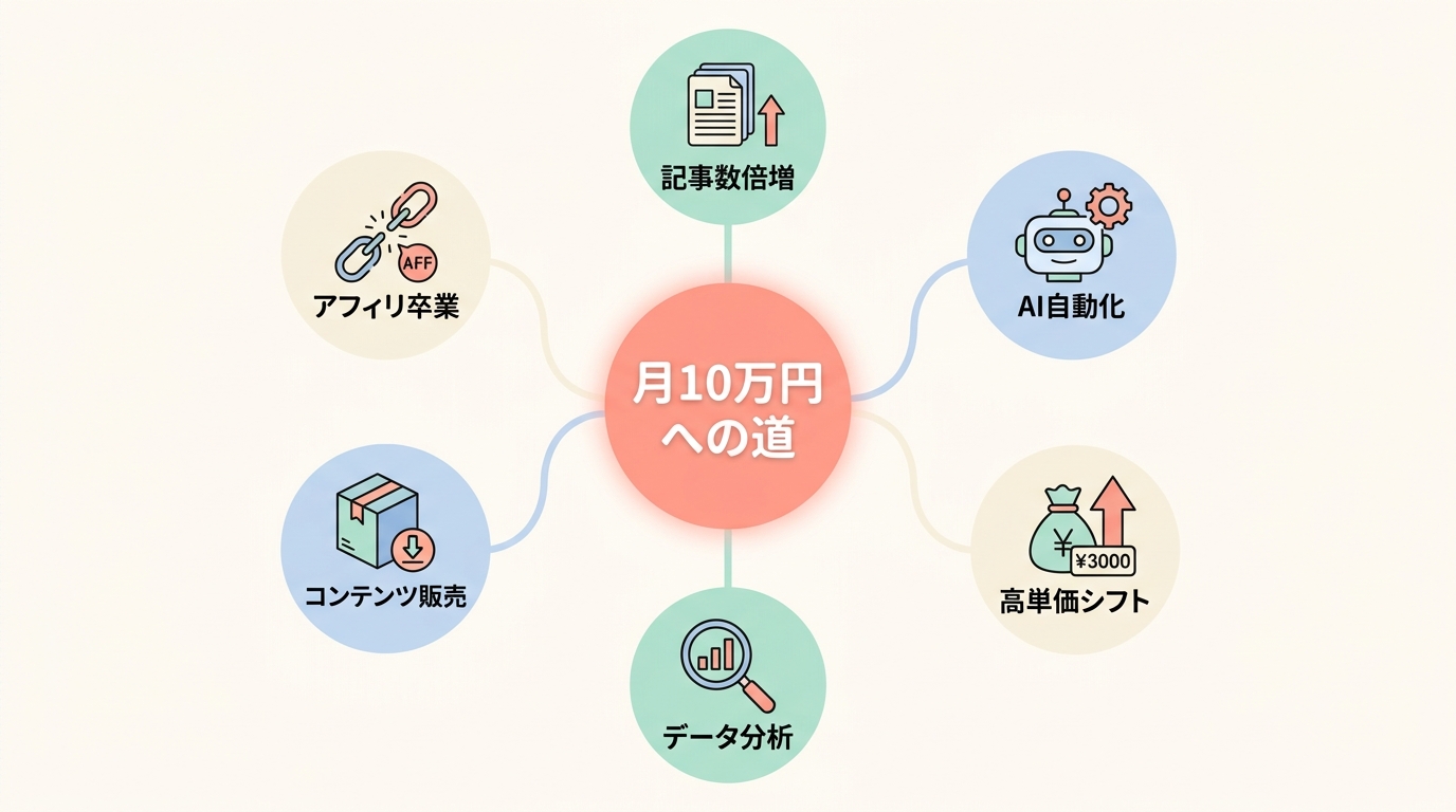 月3万円を超えるための次の一手